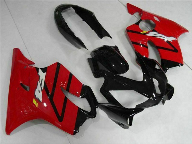 Kit Carena Moto ABS Honda CBR600 F4i 2004-2007 - Rosso Nero Lucido