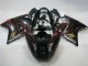 Carena Moto ABS Honda CBR1100XX Blackbird 1996-2007 - Nero Lucido Rosso Fiamma