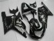Carena Moto Suzuki GSXR 600/750 2001-2003 - Nero Lucido Argento Fiamma