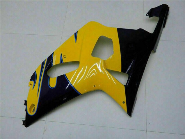 Carena Moto Suzuki GSXR 600/750 2001-2003 - Giallo Blu Scuro Nero Lucido