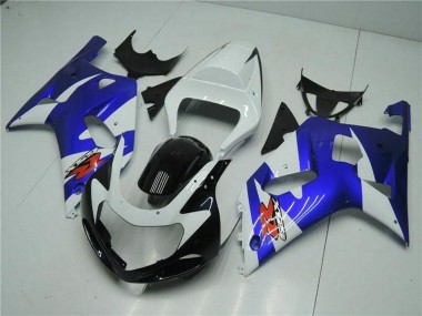 Carena Moto Suzuki GSXR 600/750 2001-2003 - Bianco Blu Nero Fabbrica