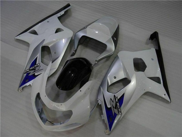 Carena Moto Suzuki GSXR 600/750 2001-2003 - Bianco Argento Blu Nero