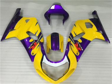 Carena Moto Suzuki GSXR 600/750 2001-2003 - Giallo Viola Fabbrica