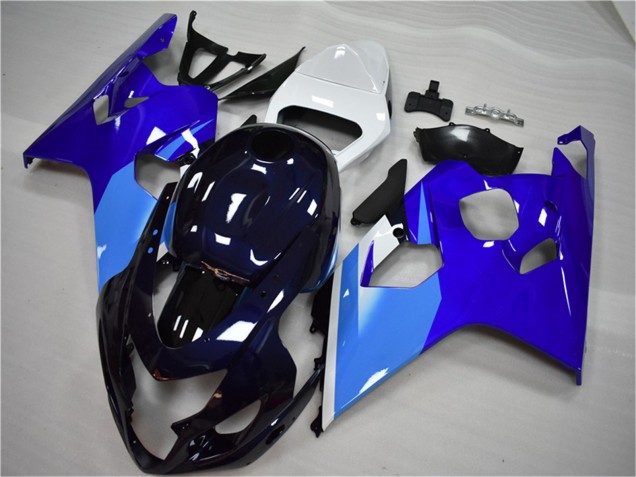 Carena Moto Suzuki GSXR 600/750 2004-2005 - Bianco Blu Nero