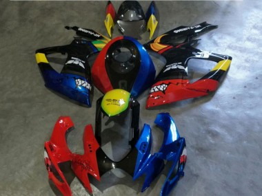 Carena Moto Suzuki GSXR 600/750 2006-2007 - Rosso Blu Giallo Fabbrica