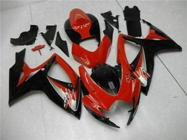 Carena Moto Suzuki GSXR 600/750 2006-2007 - Rosso Nero Lucido Fabbrica