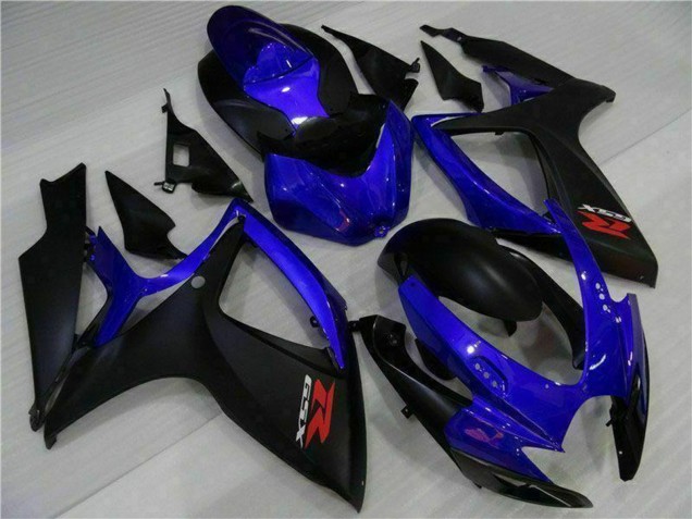 Carena Moto Suzuki GSXR 600/750 2006-2007 - Blu Nero Opaco Rosso
