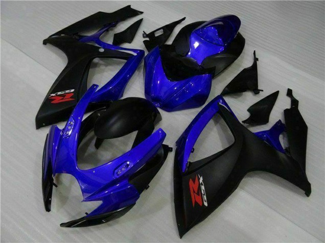 Carena Moto Suzuki GSXR 600/750 2006-2007 - Blu Nero Opaco Rosso