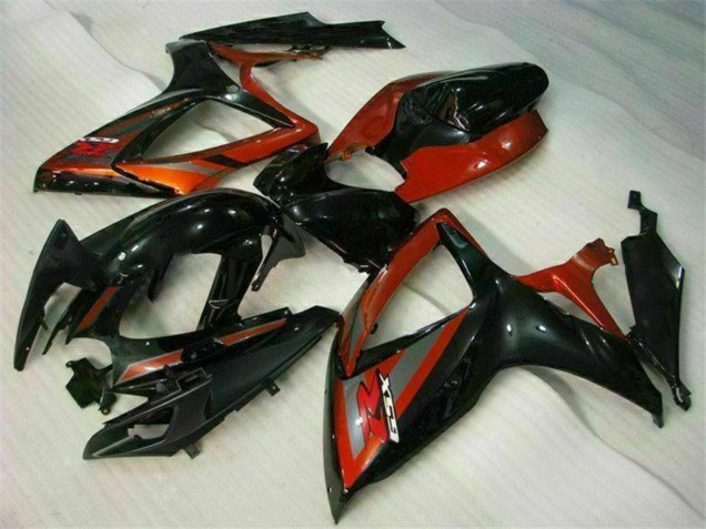 Carena Moto Suzuki GSXR 600/750 2006-2007 - Nero Lucido Rosso