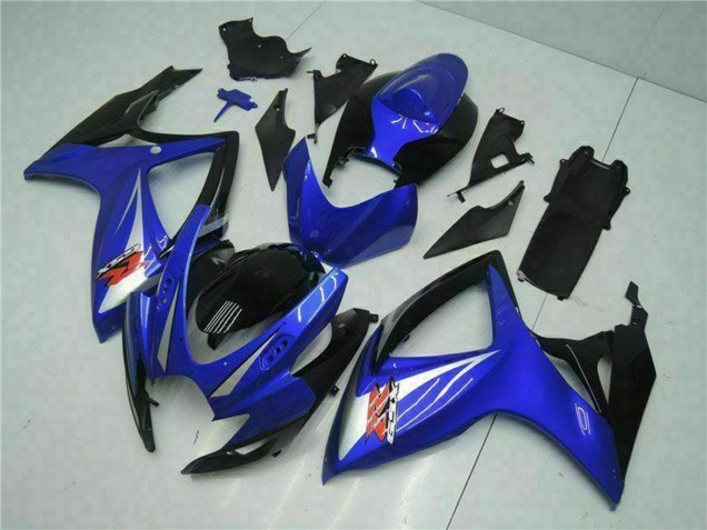 Carena Moto Suzuki GSXR 600/750 2006-2007 - Blu Bianco Nero Lucido Rosso