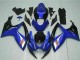 Carena Moto Suzuki GSXR 600/750 2006-2007 - Blu Bianco Nero Lucido Rosso