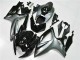 Carena Moto Suzuki GSXR 600/750 2006-2007 - Argento Nero Lucido