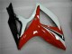 Carena Moto Suzuki GSXR 600/750 2006-2007 - Bianco Rosso Nero Lucido Banda