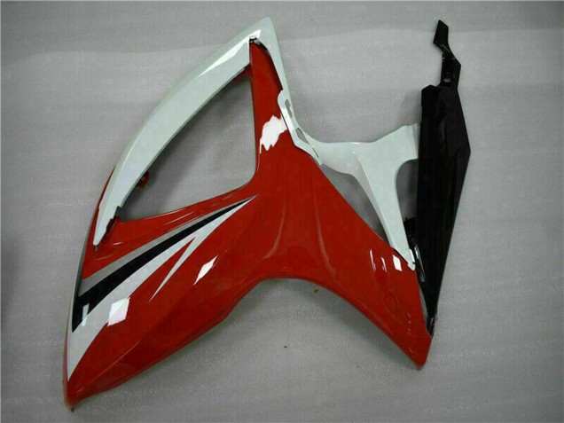 Carena Moto Suzuki GSXR 600/750 2006-2007 - Bianco Rosso Nero Lucido Banda