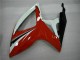 Carena Moto Suzuki GSXR 600/750 2006-2007 - Bianco Rosso Nero Lucido Banda