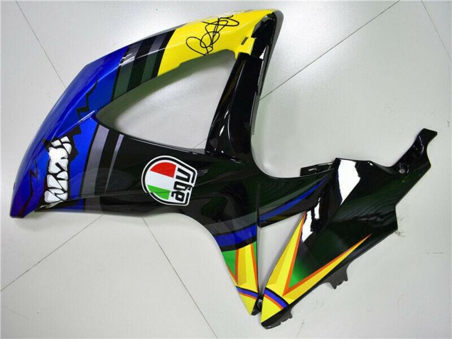 Carena Moto Suzuki GSXR 600/750 2008-2010 - Blu Giallo Squalo