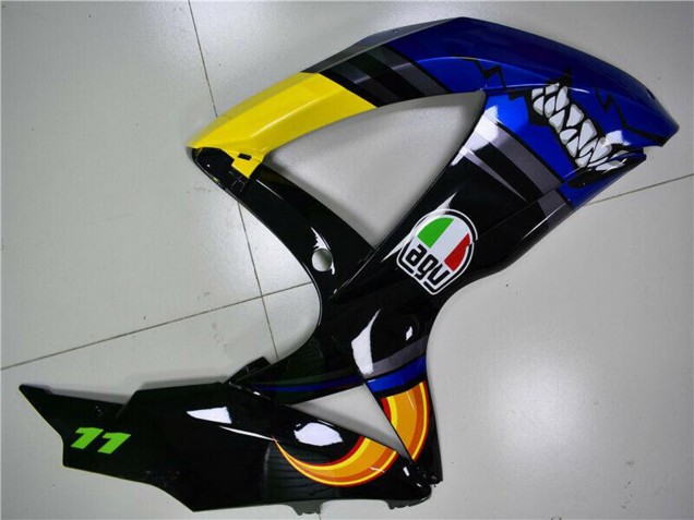 Carena Moto Suzuki GSXR 600/750 2008-2010 - Blu Giallo Squalo
