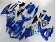 Carena Moto Suzuki GSXR 600/750 2008-2010 - Blu Bianco Verde Nero