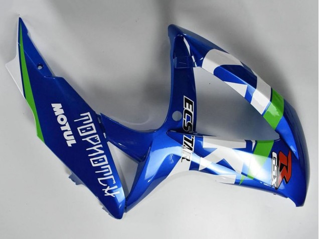 Carena Moto Suzuki GSXR 600/750 2008-2010 - Blu Bianco Verde Nero