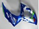 Carena Moto Suzuki GSXR 600/750 2008-2010 - Blu Bianco Verde Nero