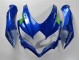 Carena Moto Suzuki GSXR 600/750 2008-2010 - Blu Bianco Verde Nero