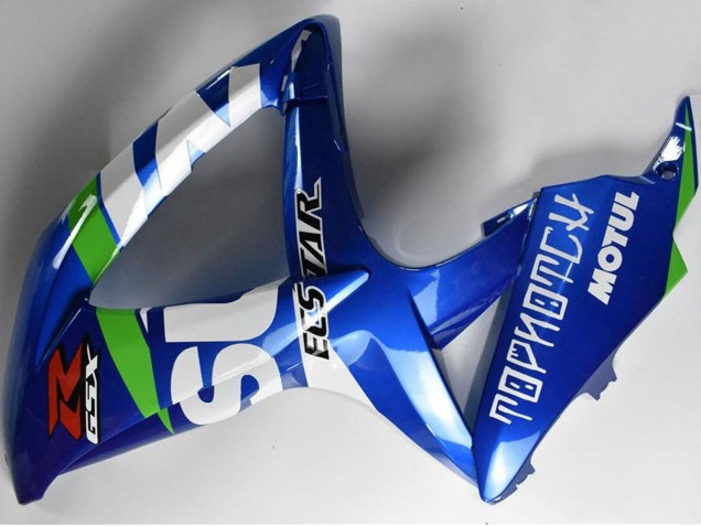Carena Moto Suzuki GSXR 600/750 2008-2010 - Blu Bianco Verde Nero