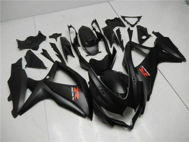 Carena Moto Suzuki GSXR 600/750 2008-2010 - Nero Opaco Rosso Fabbrica