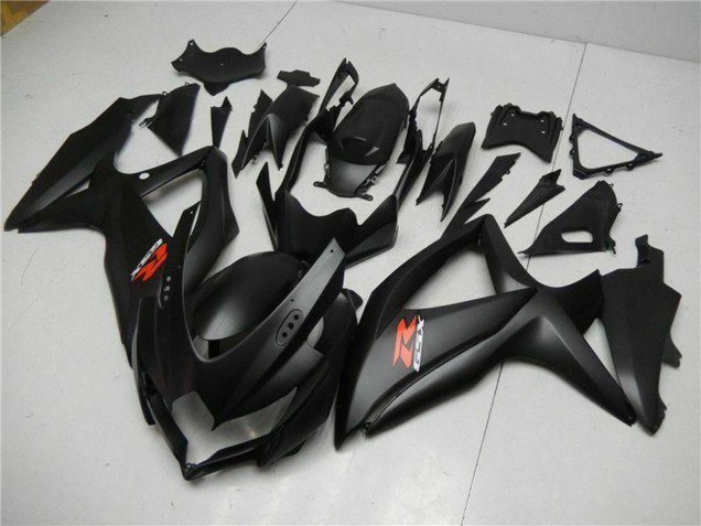 Carena Moto Suzuki GSXR 600/750 2008-2010 - Nero Opaco Rosso