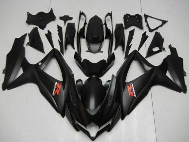 Carena Moto Suzuki GSXR 600/750 2008-2010 - Nero Opaco Rosso Fabbrica