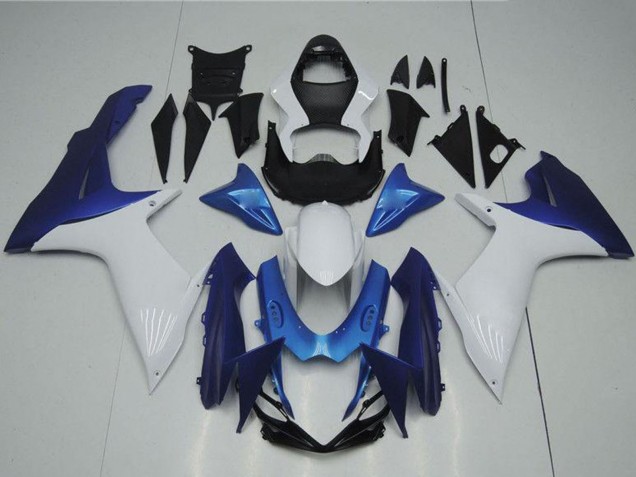 Carena Moto Suzuki GSXR 600/750 2011-2024 - Bianco Azzurro Chiaro