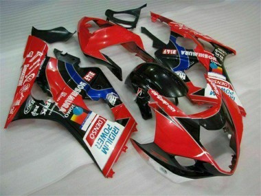Carena Moto Suzuki GSXR 1000 2003-2004 - Rosso Nero Blu Yoshimura Fabbrica