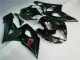 Carena Moto Suzuki GSXR 1000 2005-2006 - Nero Lucido Nero Opaco Rosso