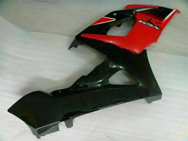 Carena Moto Suzuki GSXR 1000 2005-2006 - Rosso Nero Lucido Nero Opaco