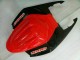Carena Moto Suzuki GSXR 1000 2005-2006 - Rosso Nero Lucido Nero Opaco