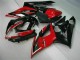 Carena Moto Suzuki GSXR 1000 2005-2006 - Rosso Nero Lucido Nero Opaco
