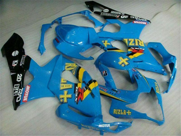 Carena Moto Suzuki GSXR 1000 2005-2006 - Blu Oro Nero Rizla