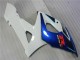 Kit Carena Moto Suzuki GSXR 1000 2005-2006 - Bianco Blu Nero Lucido