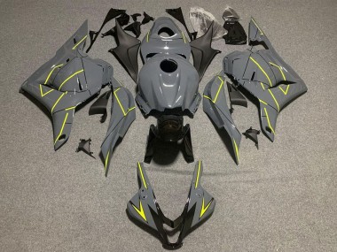 Carena Moto Honda CBR600RR 2009-2012 - Grigio Nardo Scuro Giallo Fabbrica