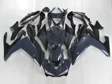 Carena Moto Yamaha YZF R3/R25 2015-2018 - Grigio Scuro Nero Opaco Fabbrica