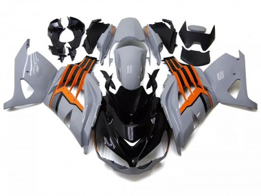 Carena Moto Kawasaki ZX14R ZZR1400 2012-2024 - Nardo Grigio Arancia Nero Fabbrica