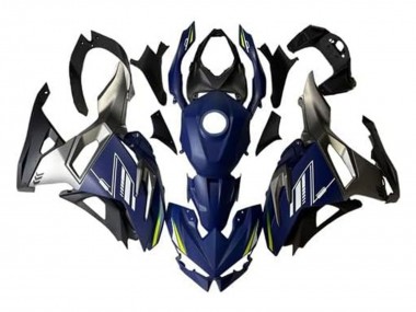 Carena Moto Kawasaki Ninja 500 EX500R 2024-2025 - Blu Bianco Giallo Argento Nero Fabbrica