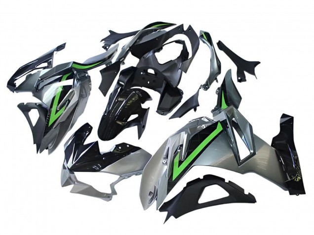 Carena Moto Kawasaki Ninja 500 EX500R 2024-2025 - Grigio Verde Nero