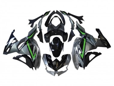 Carena Moto Kawasaki Ninja 500 EX500R 2024-2025 - Grigio Verde Nero Fabbrica