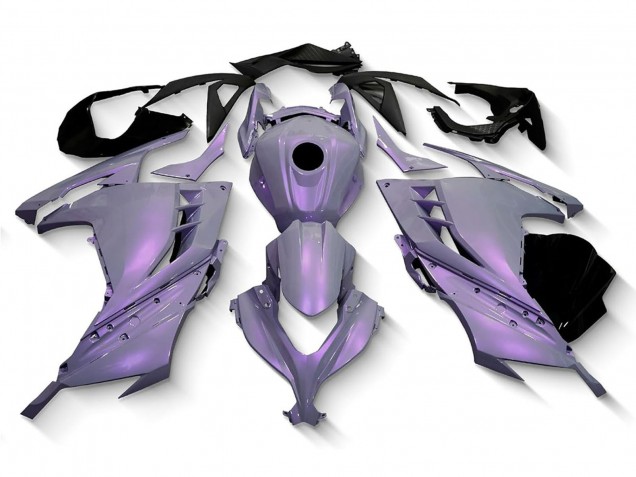 Carena Moto Kawasaki EX300 2013-2024 - Camaleonte Grigio Dazz Viola Perla