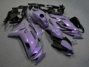 Carena Moto Kawasaki Ninja 650 EX650 2020-2024 - Camaleonte Grigio Dazz Viola Perla Fabbrica