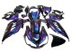 Carena Moto Kawasaki ZX14R ZZR1400 2012-2024 - Camaleonte Blu Viola