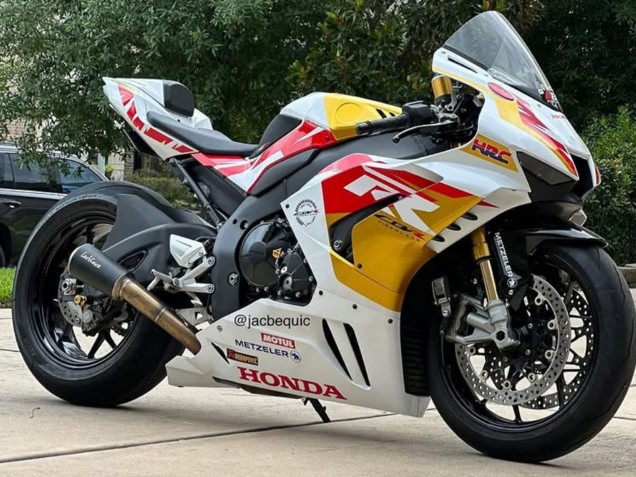 Carena Moto Honda CBR1000RR-R 2020-2023 - Bianco Rosso Oro Motul HRC
