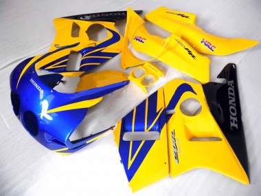 Carena Moto Honda CBR400RR NC23 1987-1989 - Giallo Blu Nero Lucido Fabbrica