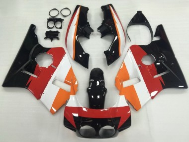Carena Moto Honda CBR400RR NC23 1987-1989 - Arancia Bianco Rosso Nero Lucido Fabbrica