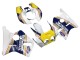Carena Moto Honda CBR400RR NC23 1987-1989 - Bianco Giallo Blu Rothmans